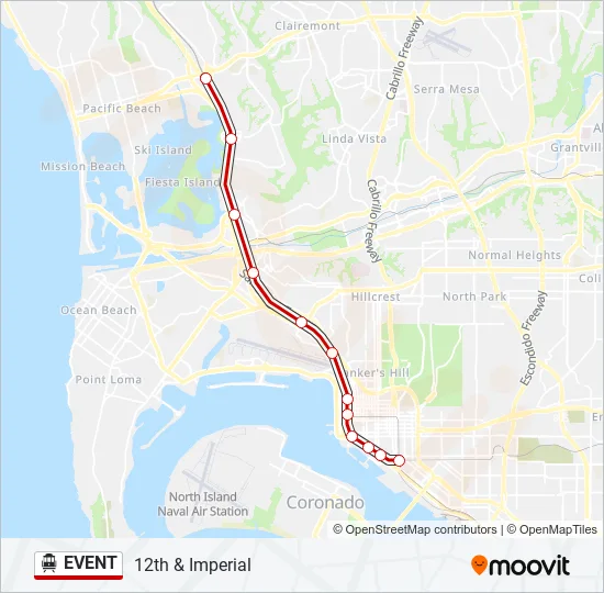 EVENT Cable Car Line Map
