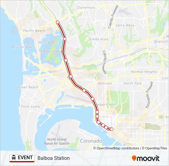 EVENT Cable Car Line Map