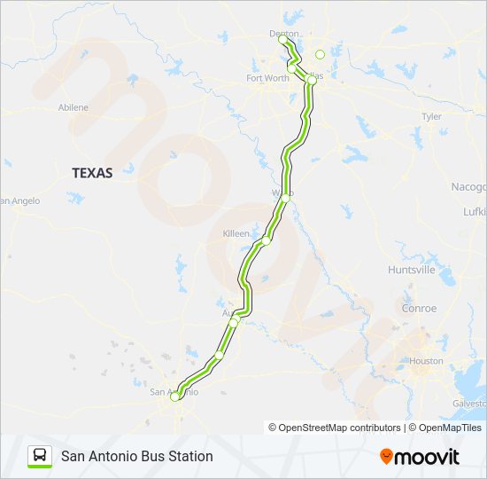 FLIXBUS 2230 Bus Line Map