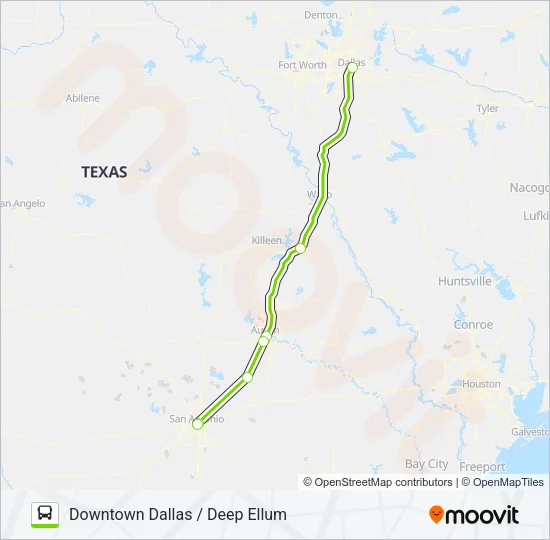 FLIXBUS 2230 Bus Line Map