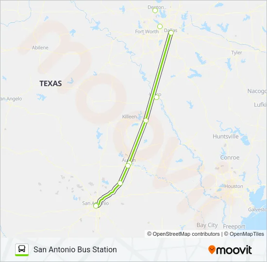 FLIXBUS 2230 Bus Line Map