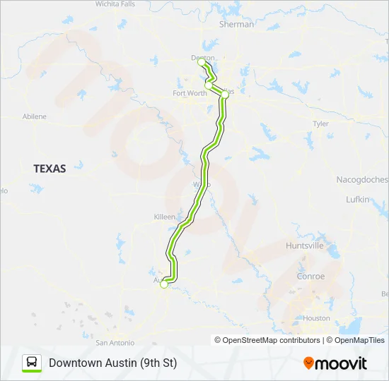 FLIXBUS 2230 Bus Line Map