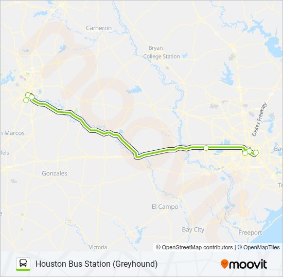 Ruta Flixbus 2270: Horarios, Paradas Y Mapas - Houston Bus Station ...