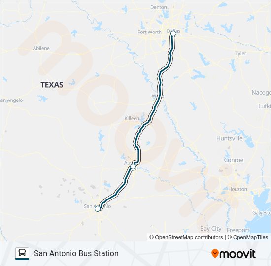 GREYHOUND US1159 Bus Line Map