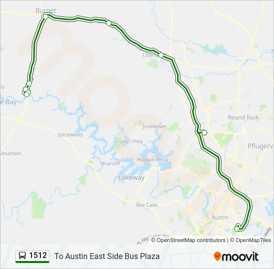 1512 Bus Line Map