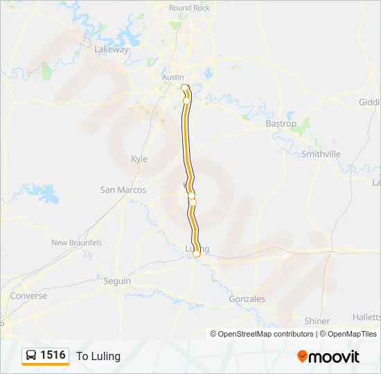 1516 Bus Line Map