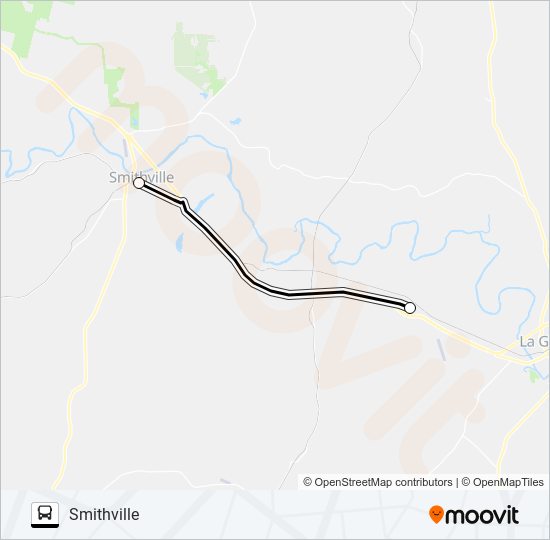 PLUM - SMITHVILLE bus Line Map