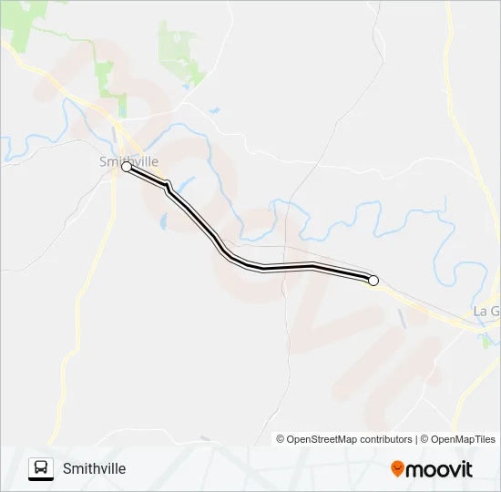 PLUM - SMITHVILLE Bus Line Map