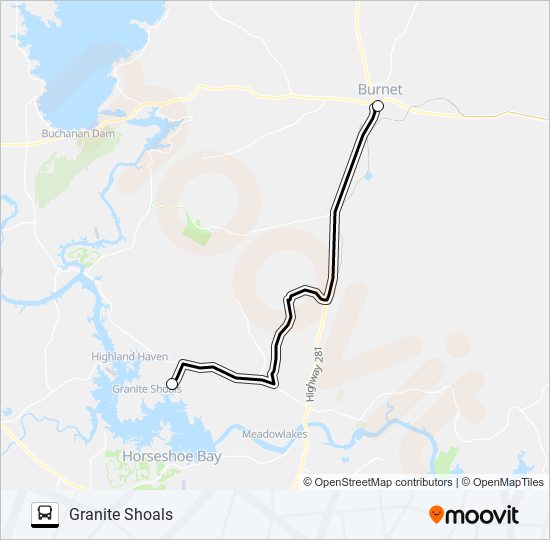 granite shoals burnet Route: Schedules, Stops & Maps - Granite Shoals ...