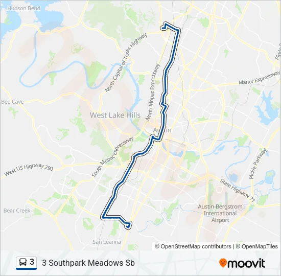 3 Bus Line Map