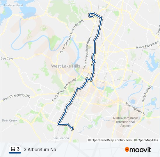 3 bus Line Map