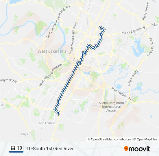 10 Bus Line Map
