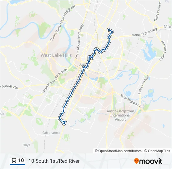 10 Bus Line Map