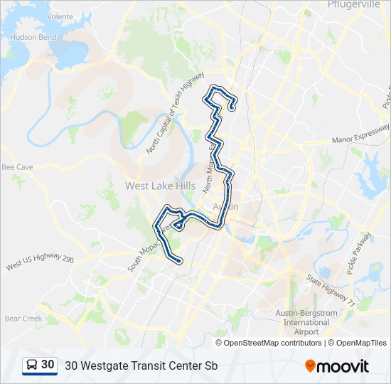 30 Bus Line Map