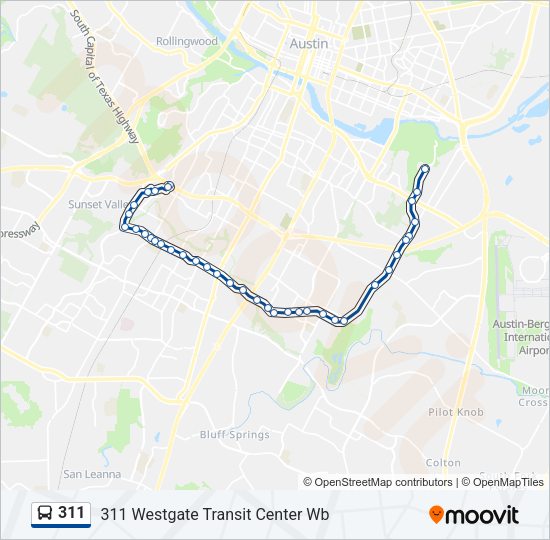 311 Bus Line Map