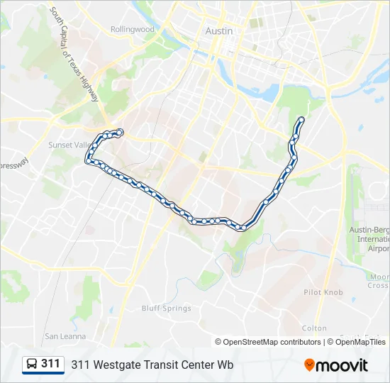 311 Bus Line Map