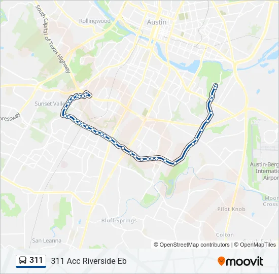 311 Bus Line Map