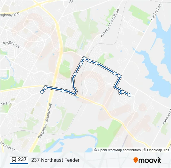 237 Bus Line Map