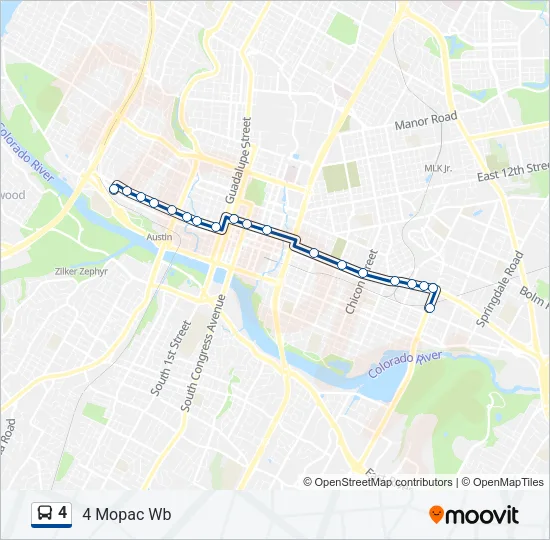 4 Bus Line Map
