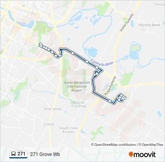 271 Bus Line Map