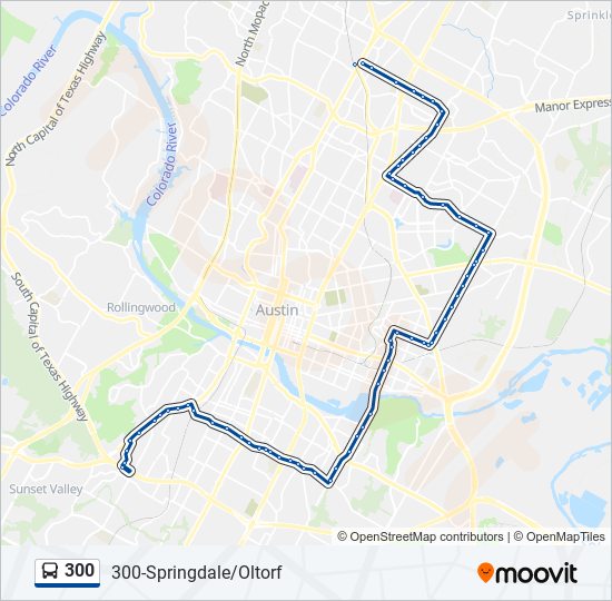 300 bus Line Map