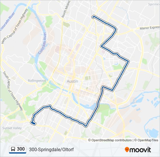 300 bus Line Map