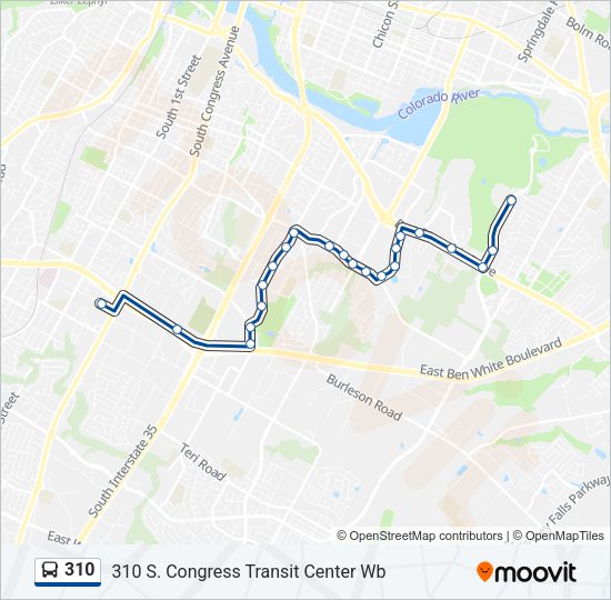 310 Bus Line Map