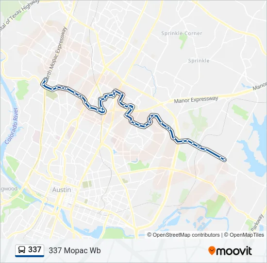 337 Bus Line Map