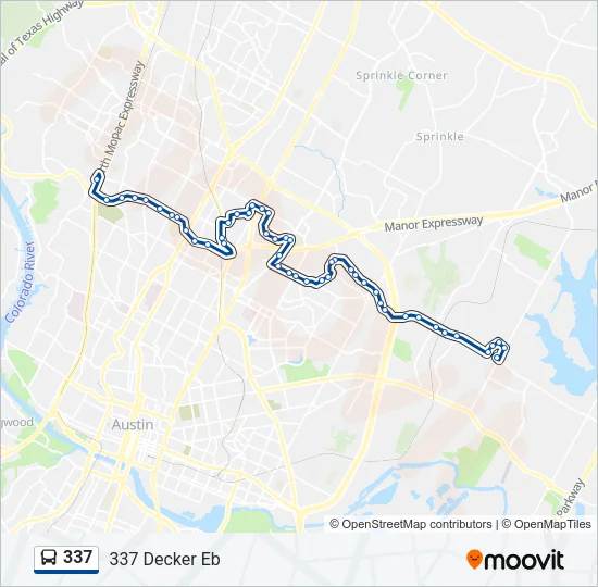 337 Bus Line Map