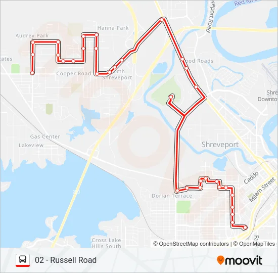 ROUTE 02 Bus Line Map