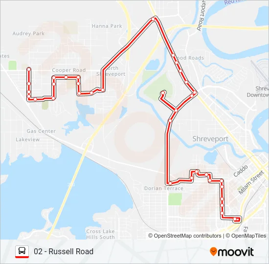 ROUTE 02 Bus Line Map