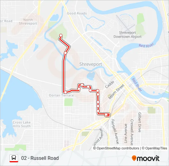 ROUTE 02 Bus Line Map