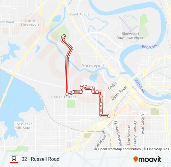 ROUTE 02 Bus Line Map
