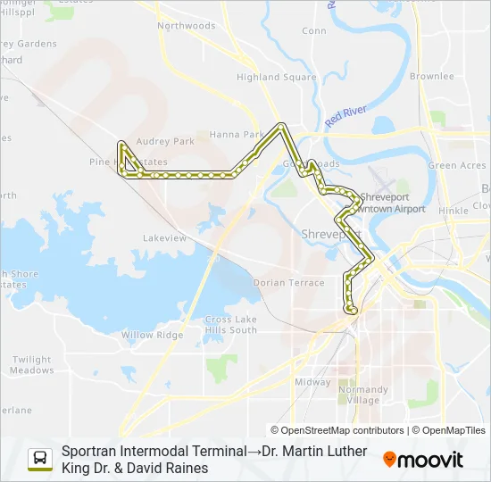 ROUTE 03 Bus Line Map