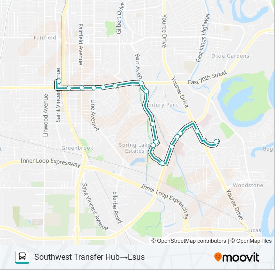 Mapa de ROUTE 04 de autobús