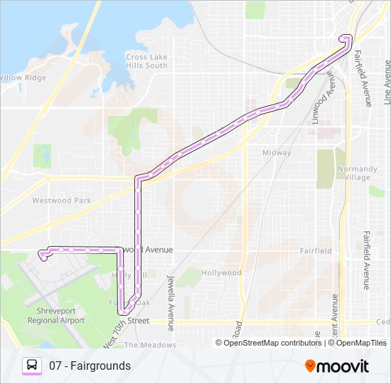 Mapa de ROUTE 07 de autobús