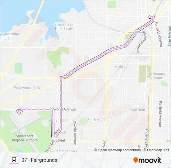 ROUTE 07 Bus Line Map