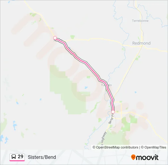 29 Bus Line Map