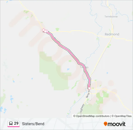 29 Bus Line Map