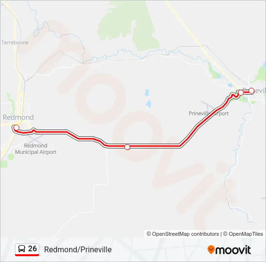 26 Bus Line Map