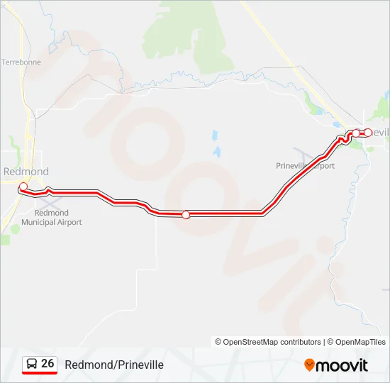 26 Bus Line Map