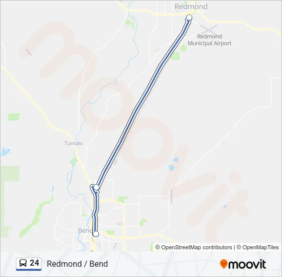 24 Bus Line Map