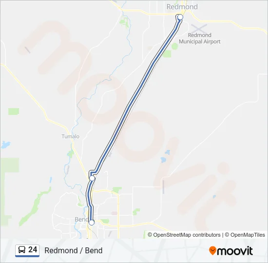 24 Bus Line Map