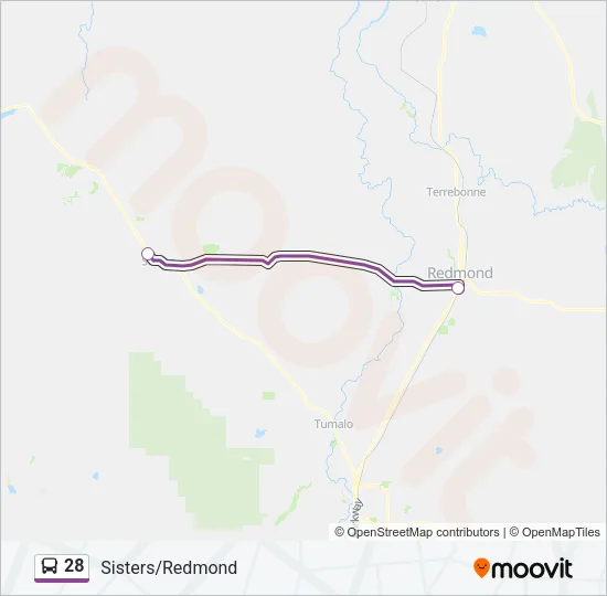 28 Bus Line Map