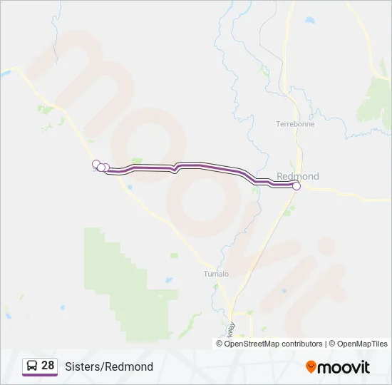 28 Bus Line Map