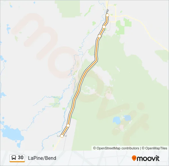 30 Bus Line Map
