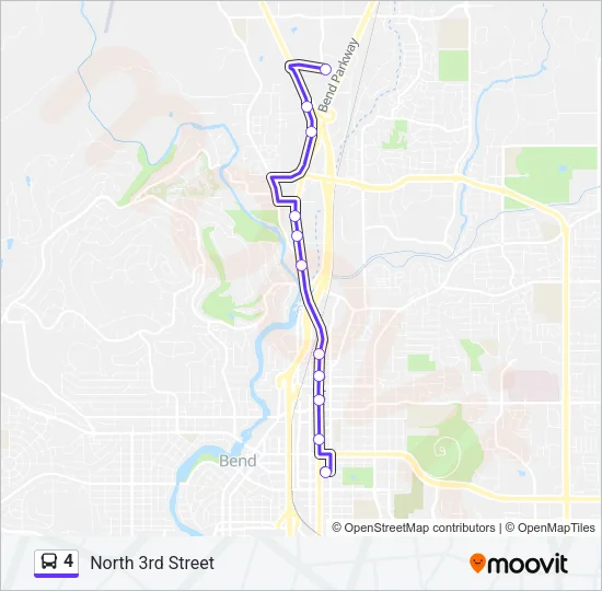 4 Bus Line Map
