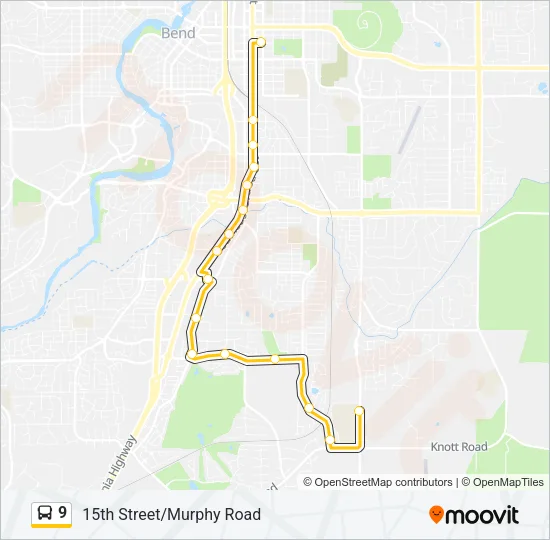 9 Bus Line Map