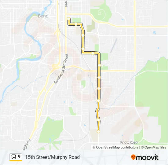 9 Bus Line Map