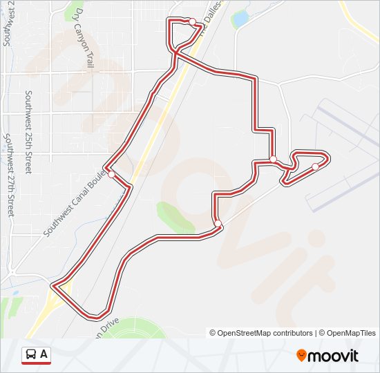 A Bus Line Map